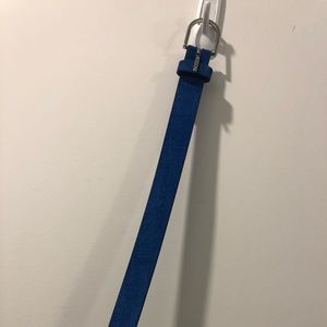 Banana Republic Blue Suede/Leather Women’s Belt